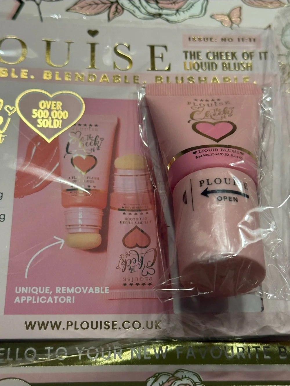 P. Louise Legally Pink MINI Liquid Blusher / The Cheek of It Magazine! NEW